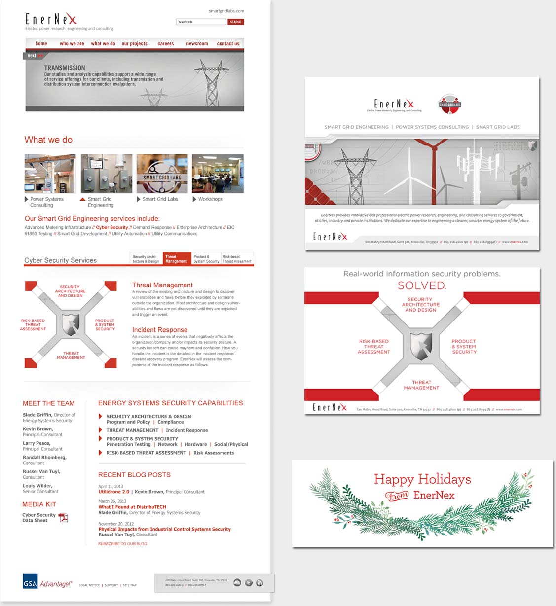 Site design, advertising and email campaign banners