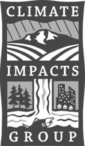 The logo of the Climate Impacts Group, a client of Luna Creative
